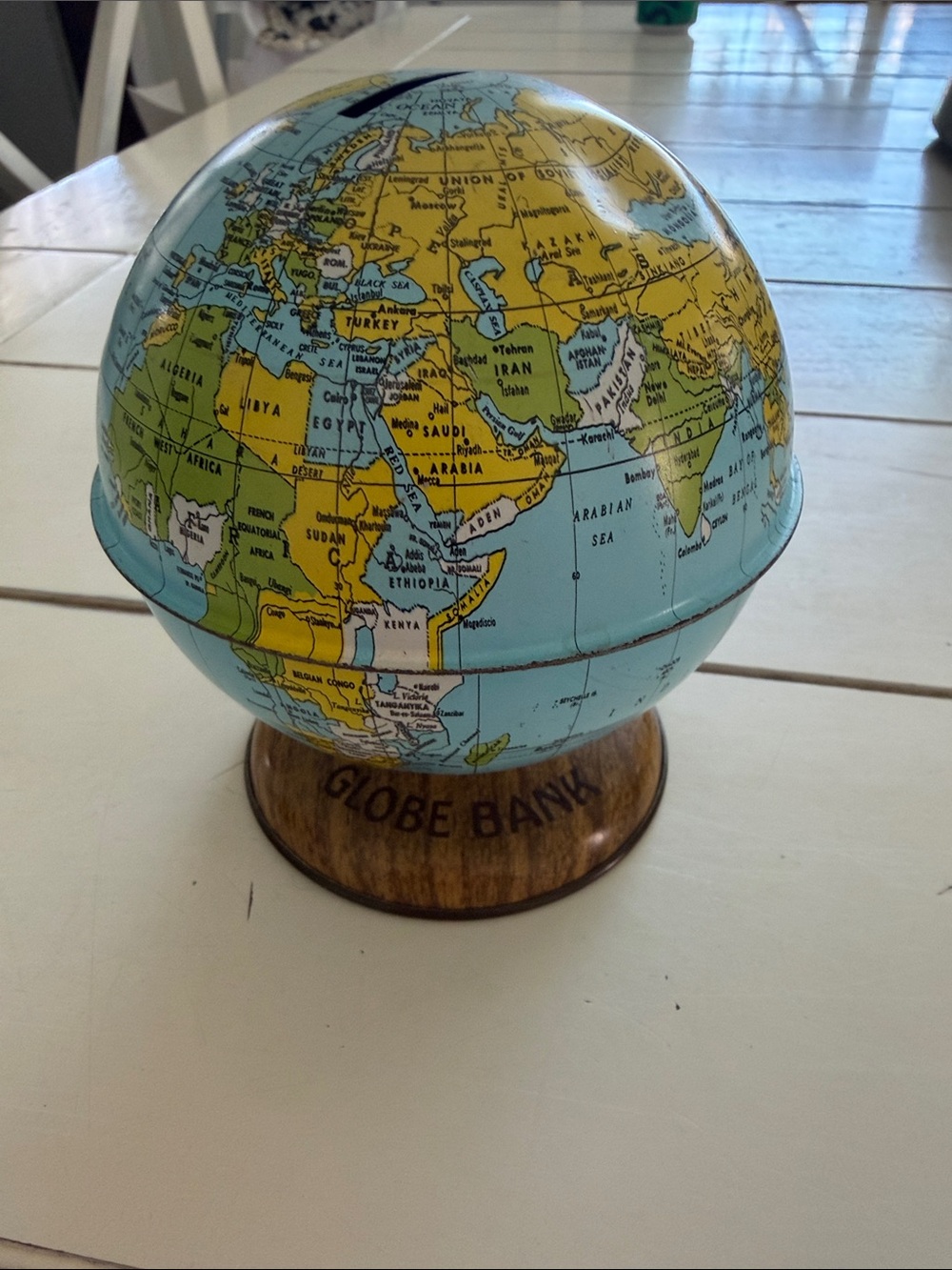 J Chein Co Tin World Globe Bank